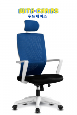 위드체어스 마리 화이트 JK-1001 사무용/가정용 의자 (높낮이 기능)